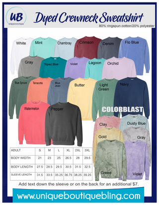 Be Still And Know Dyed Crewneck Sweatshirt