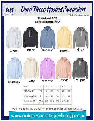 Made To Worship Dyed Fleece Hoodie