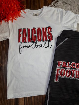 Falcons Football Dyed Tee