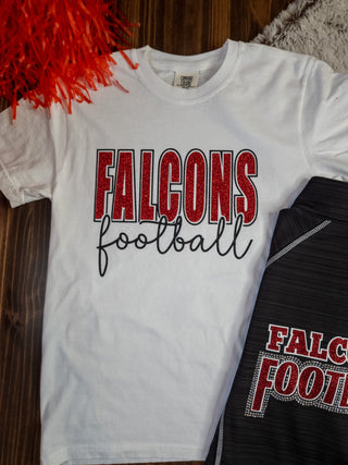 Falcons Football Dyed Tee