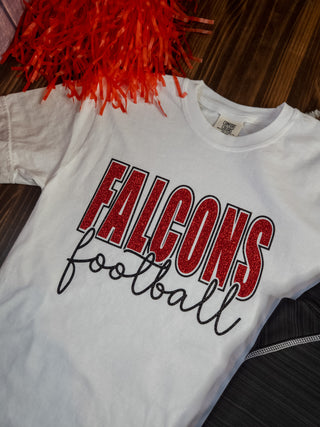 Falcons Football Dyed Tee