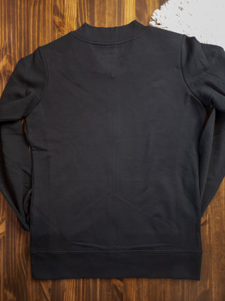 Orioles L Black French Terry Bomber Zip-Up