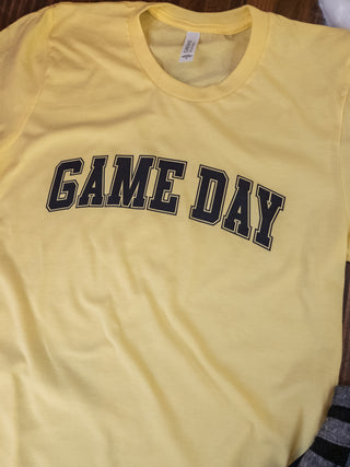 Game Day Heather Yellow Tee