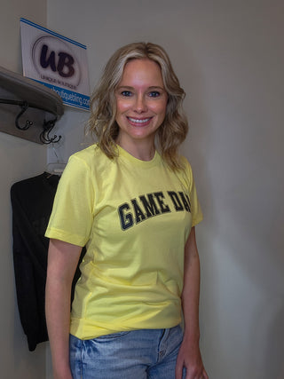 Game Day Heather Yellow Tee