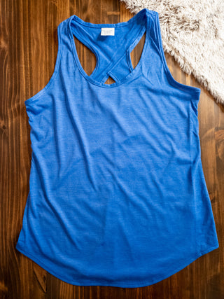 Luxe Keyhole Racerback Tank