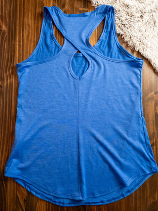 Luxe Keyhole Racerback Tank