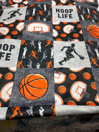 Basketball Hoop Life Minky Blanket * Can add embroidery customization