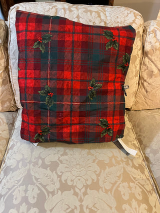 Poinsettias Pillow Cover 18"