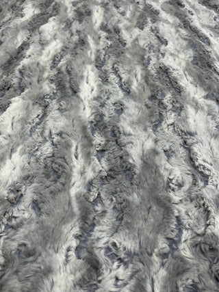 Silver Grey Wild Rabbit  Minky Blanket w/choice of Backing & Size