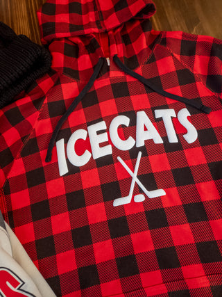 IceCats Buffalo Plaid Hoodie