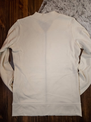 Tigers Ivory French Terry Bomber Zip-Up
