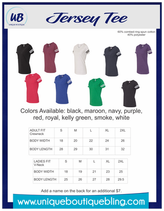Arrows Rhinestone Jersey Tee