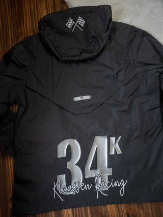 Personalized Your Team Racing Black Lightweight Jacket