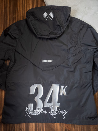 Personalized Your Team Racing Black Lightweight Jacket