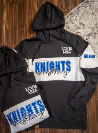 Knights Wrestling Black League Hoodie