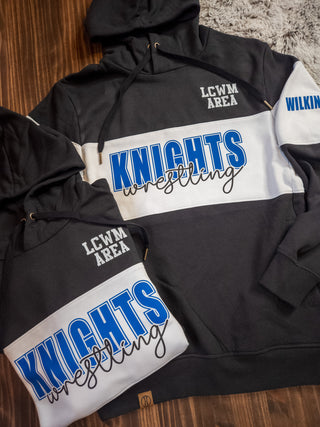 Knights Wrestling Black League Hoodie