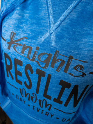 Knights Wrestling Mom Fleece Hoodie