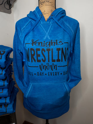 Knights Wrestling Mom Fleece Hoodie