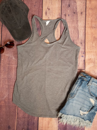 Luxe Keyhole Racerback Tank