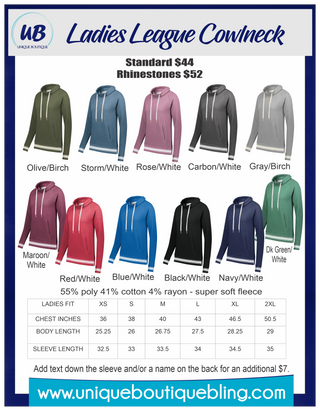 Cardinal Basketball Sparkle Cowl Neck