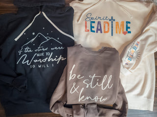 Spirit Lead Me Dyed Fleece Hoodie
