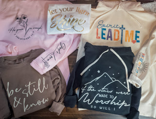 Spirit Lead Me Dyed Fleece Hoodie