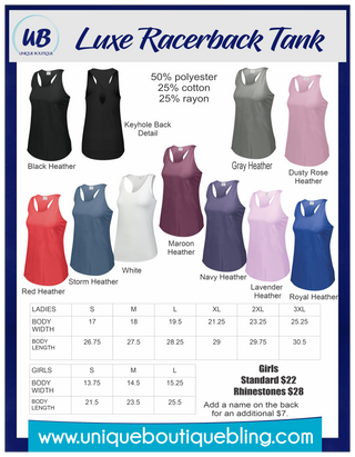 Mashall Tigers Baseball Mama Keyhole Tank