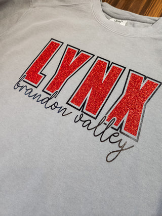 Lynx Brandon Valley Dyed Gray Crewneck Sweatshirt