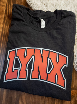 Lynx Knockout Heather Black Tee