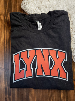 Lynx Knockout Heather Black Tee