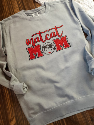 Matcat Wrestling Mom Dyed Crewneck Sweatshirt