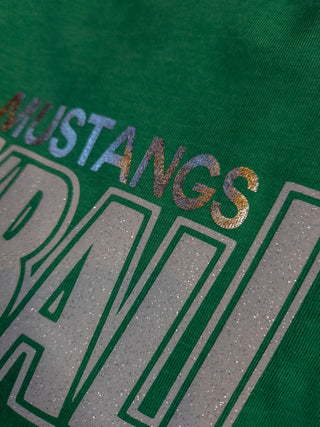 Memorial Mustangs Volleyball Heather Kelly Tee - Sparkle