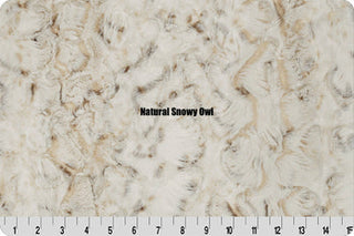 Natural Tones Snowy Owl Minky Blankets * Ready To Ship
