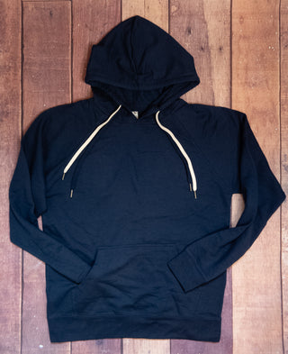 French Terry Double Lace Lightweight Hooded Sweatshirt