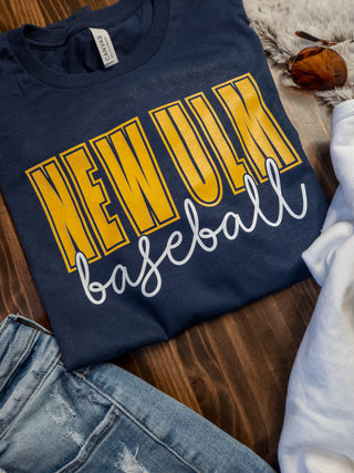New Ulm Baseball Navy Tee