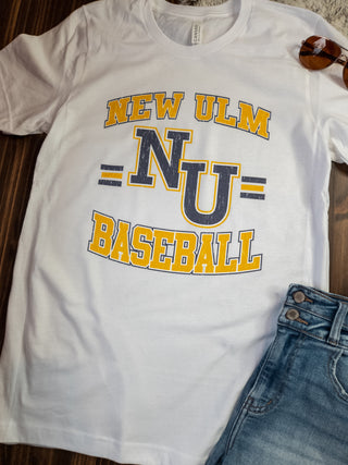New Ulm Baseball White Tee