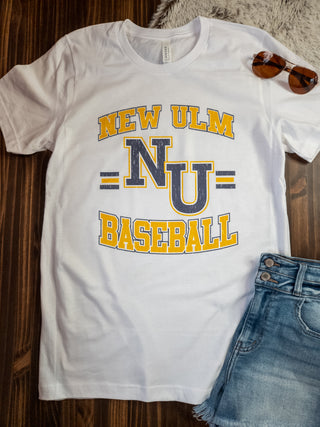 New Ulm Baseball White Tee
