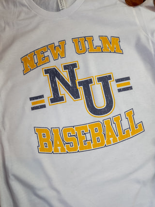 New Ulm Baseball White Tee