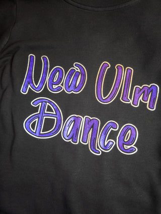 New Ulm Dance Black French Terry Bomber Zip-Up