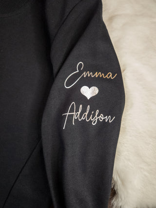 New Ulm Dance Black French Terry Bomber Zip-Up