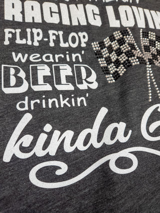 Race Lovin Kinda Girl Tank - More Color Options