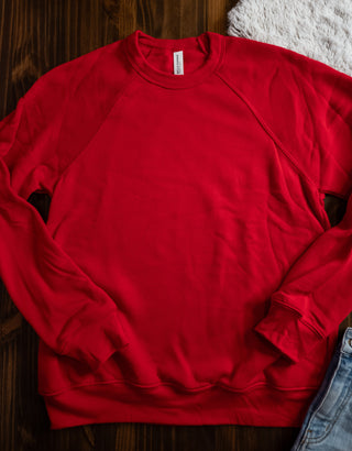 Sponge Fleece Raglan Crewneck Sweatshirt