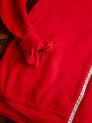 Sponge Fleece Zip-Up Hoodie