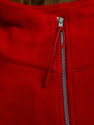 BV Lynx Red Half Zip Pullover - Ladies Fit
