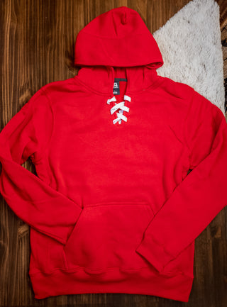 Lace-Up Hoodie