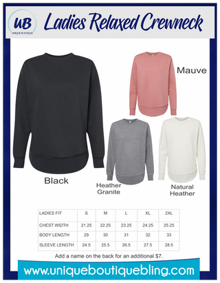 Titans Rhinestone Relaxed Crewneck