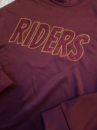 LARGE Riders Maroon Momentum Crewneck
