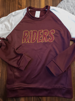 LARGE Riders Maroon Momentum Crewneck
