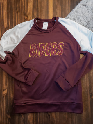 LARGE Riders Maroon Momentum Crewneck