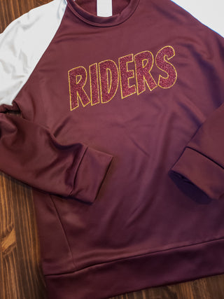 LARGE Riders Maroon Momentum Crewneck